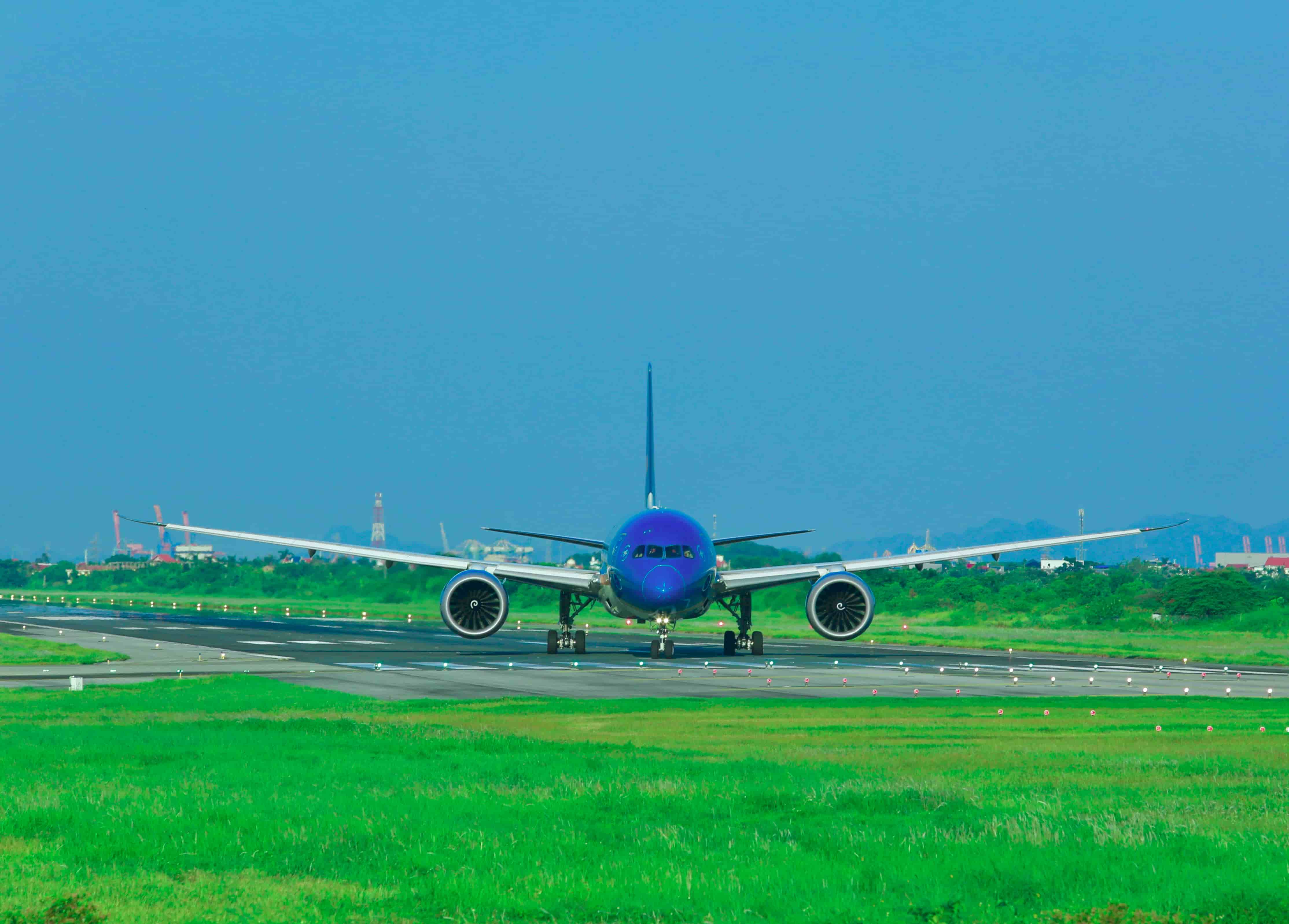 Airplane on runway